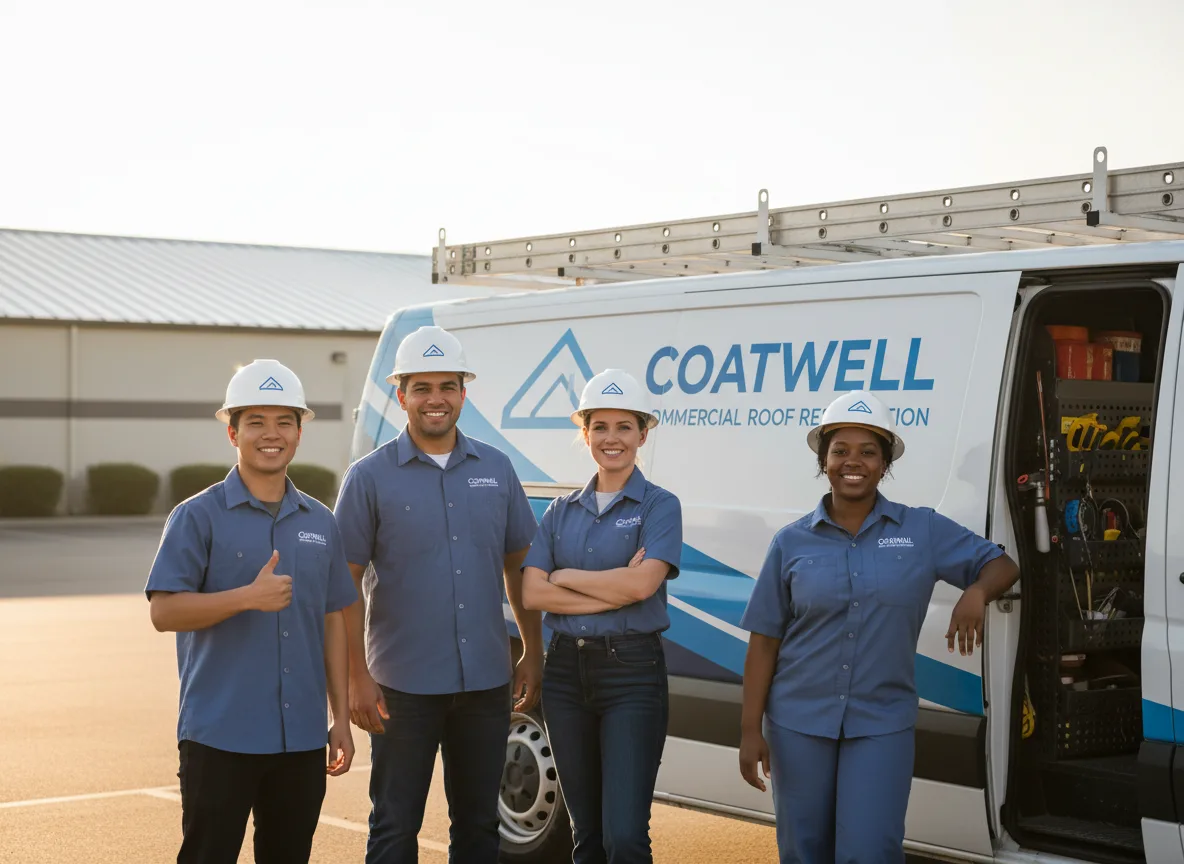 Commercial roof coating company in Dodson, TX